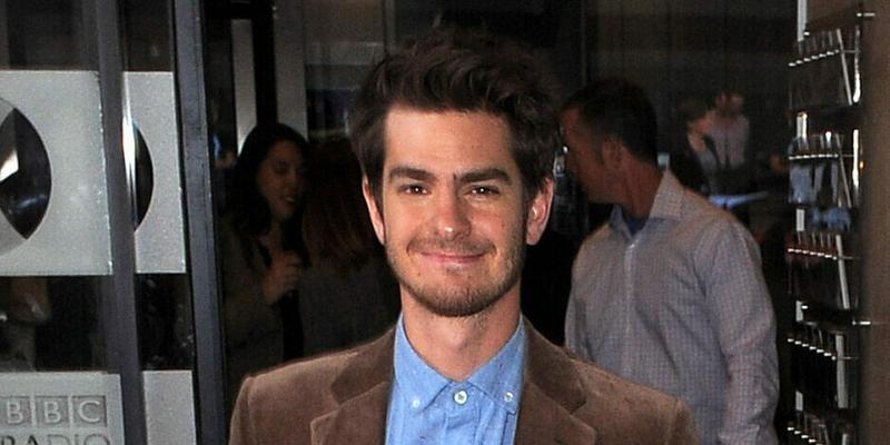 Andrew Garfield and Emma Stone are seen leaving the BBC Radio 1 Studios