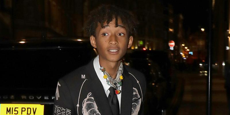 Jaden Smith makes an appearance at a Vogue party for LFW at the Londoner hotel