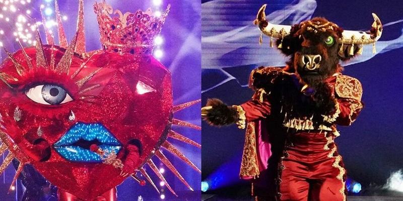 The Masked Singer season 6 contestants queen of hearts and bull