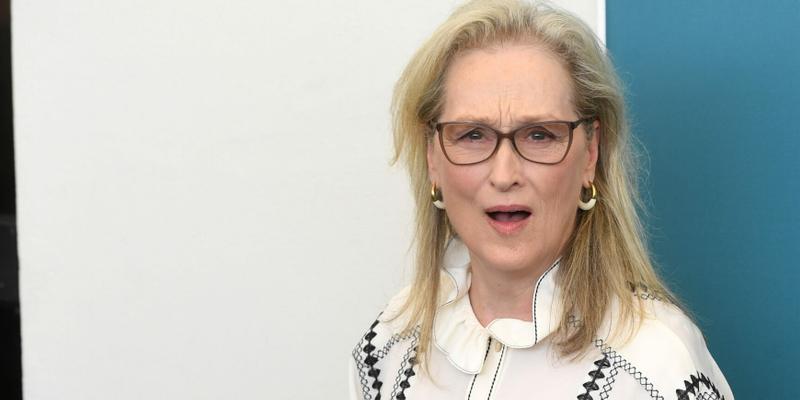 Meryl Streep acting shocked