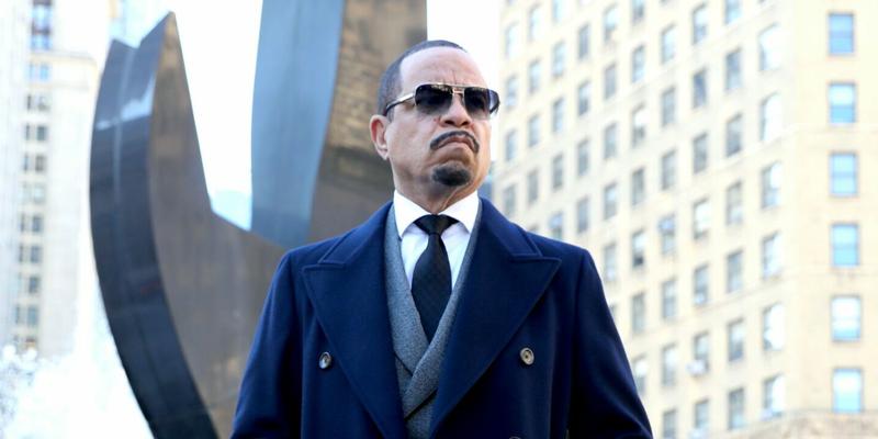 Ice T on Law and Order set
