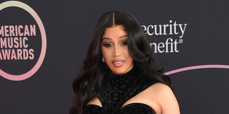 2021 American Music Awards Red Carpet Roll-Out with Cardi B