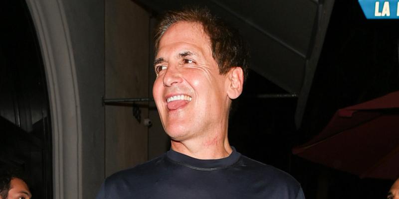 Mark Cuban out and about