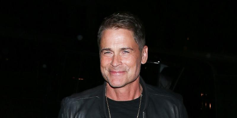Rob Lowe was seen arriving for dinner at 'Craigs' Restaurant in West Hollywood, CA