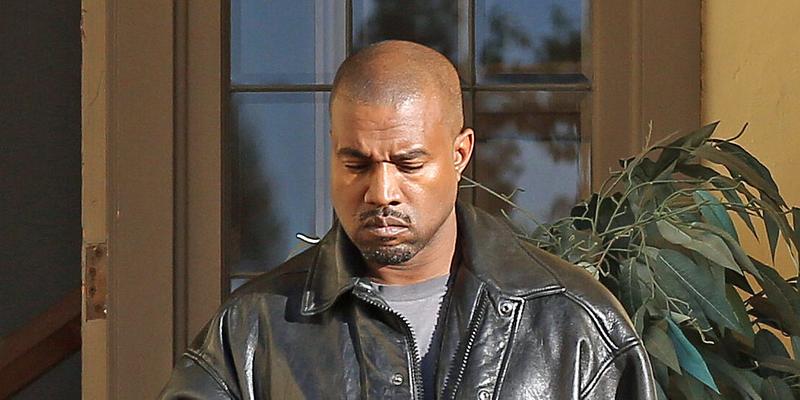 Kanye West heads to a office in Calabasas