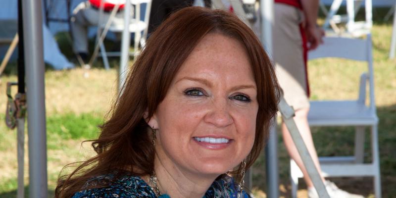 Ree Drummond signs books at the National Book Festival.