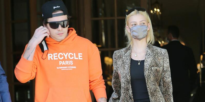 Brooklyn Beckham and Nicola Peltz seen leaving their hotel in Paris