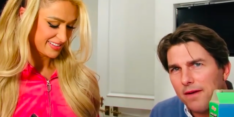 Tom Cruise Starring In Super Bowl Commercial With Paris Hilton?!
