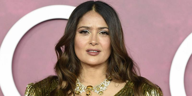 Salma Hayek at the House of Gucci Film Premiere