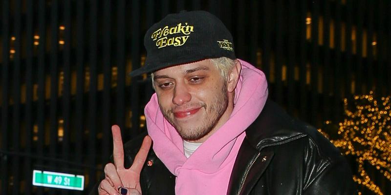 Pete Davidson seen at the NBC studios for his appearance at The Tonight Show Starring Jimmy Fallon in New York City
