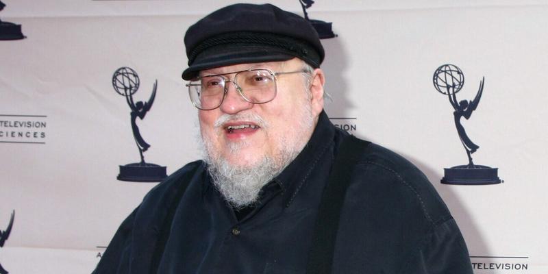 George R.R. Martin arrives at "An Evening with The Game of Thrones" hosted by the Academy of Television Arts and Sciences