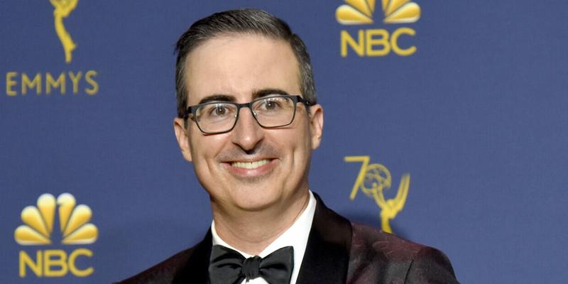 John Oliver, winner of the award for Outstanding Variety Talk Series for "Last Week Tonight with John Oliver"