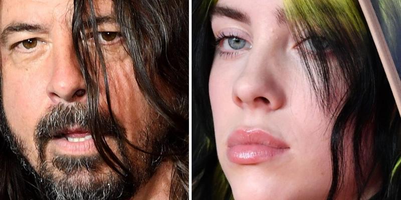 Dave Grohl and Billie Eilish