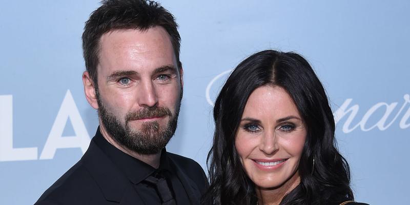 Courteney Cox and Johnny McDaid.