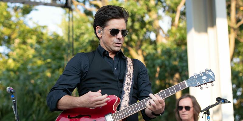 JOHN STAMOS performs with THE BEACH BOYS at the Indiana State Fair free stage on August 20, 2021 in Indianapolis, Indiana.