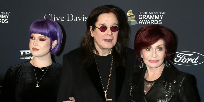 Sharon Osbourne, Kelly Osbourne & Ozzy Osbourne at the 2020 Clive Davis Pre-Grammy Party