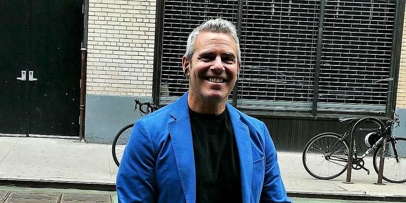Andy Cohen arrives to the Wendy Williams Show