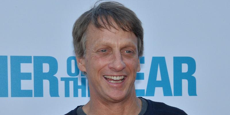 Tony Hawk at the "Father of the Year" premiere in Los Angeles