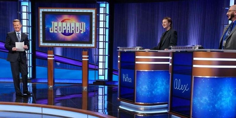 Jeopardy! stage with Ken Jennings