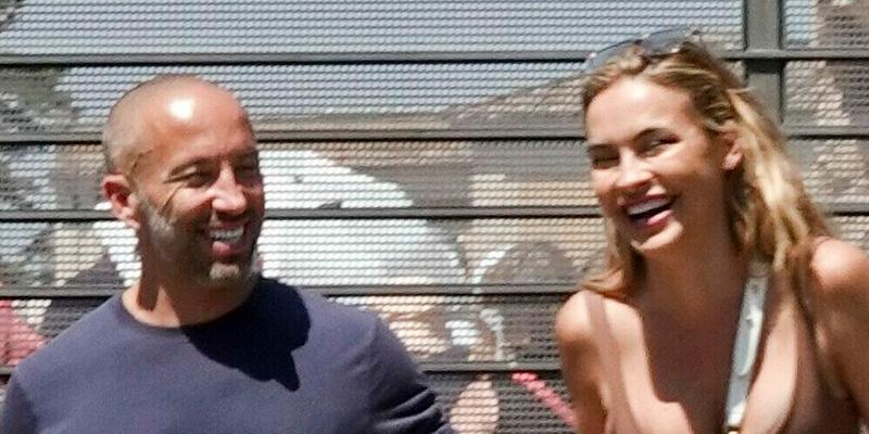 Chrishell Stause and Jason Oppenheim are spotted walking hand in hand while visiting the Colosseum and the Roman Forum before packing up and leaving Rome