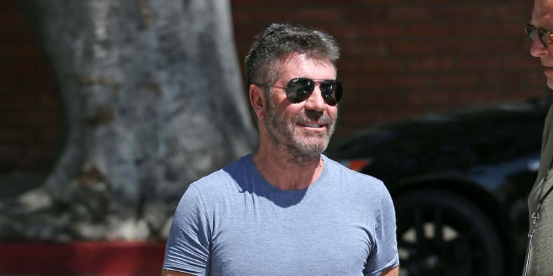 Simon Cowell is seen arriving at the apos America apos s got talent apos filming in los Angeles