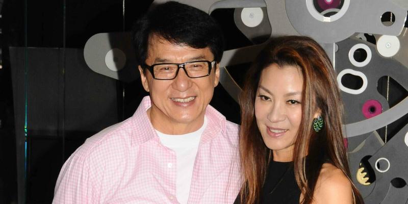 Michelle Yeoh and Jackie Chan attend Richard Mille dinner party in Hong Kong,China on Thursday