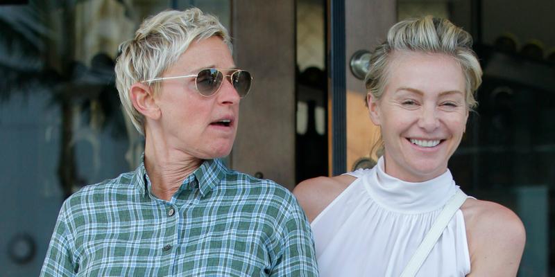 Ellen DeGeneres and Portia de Rossi after dinner date in West Hollywood