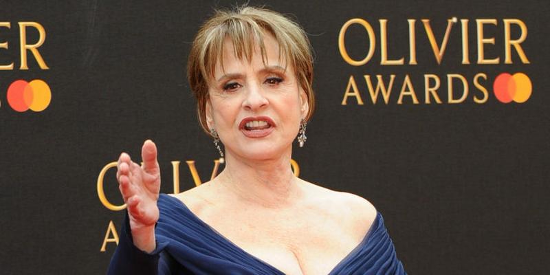 Patti Lupone seen on the red carpet during the Olivier awards at the Albert Hall in London.