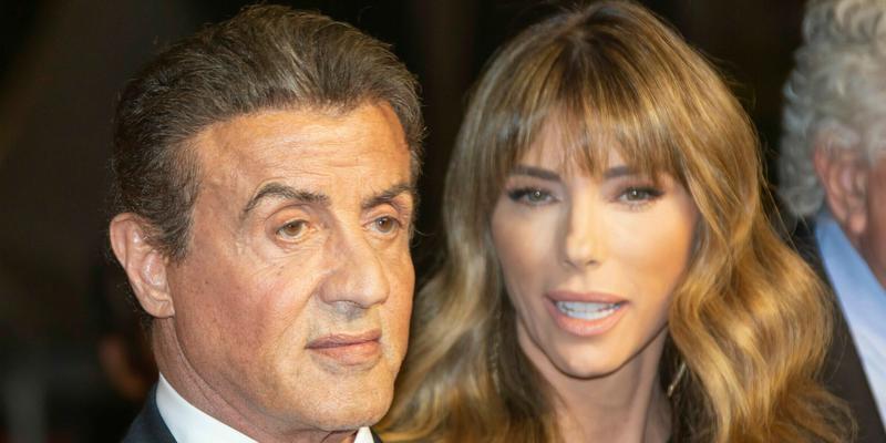 Sylvester Stallone and Jennifer Flavin at screening of "Rambo - First Blood" during the 72nd annual Cannes Film Festival