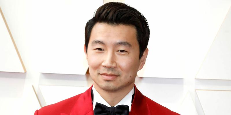 Simu Liu at the 94th Academy Awards at Dolby Theater on March 27, 2022 in Los Angeles, CA