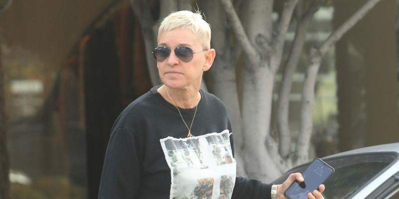 Ellen DeGeneres out shopping on Melrose Pl in West Hollywood