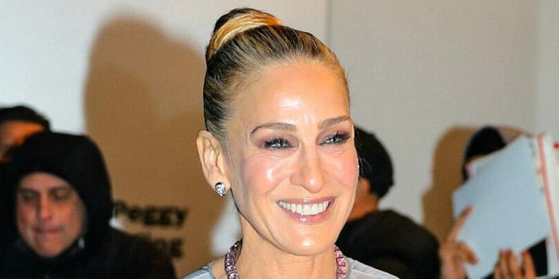 Sarah Jessica Parker arriving to premiere of apos And Just Like That apos
