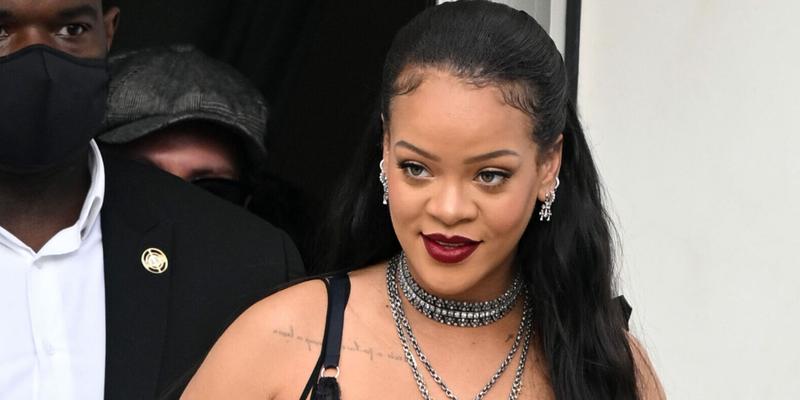 Rihanna attends Dior Fashion Show In Paris