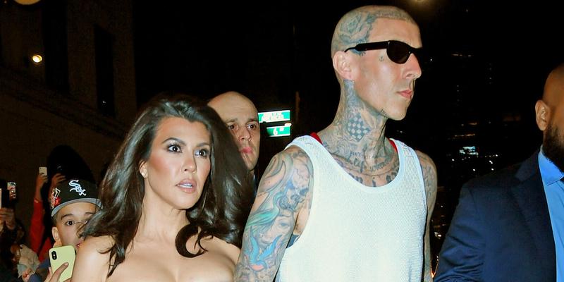Kourtney Kardashian and Travis Barker head to the Met Gala after party