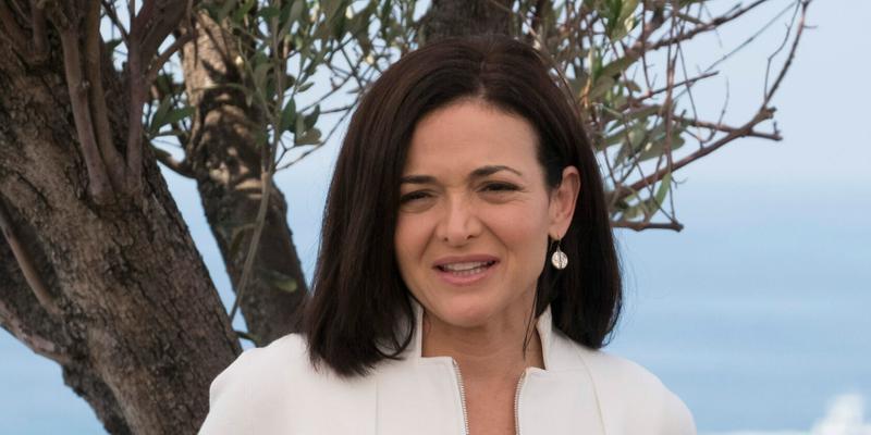 Facebook COO Sheryl Sandberg speaks at The Girl's Lounge for the Cannes Lions 2017