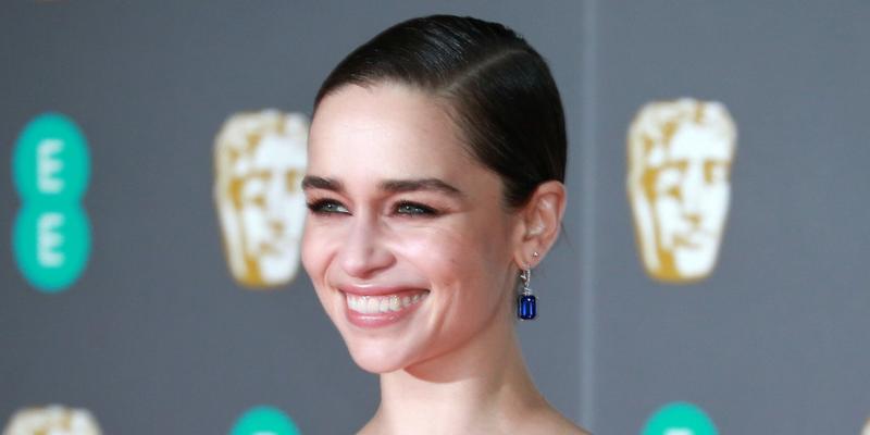 Emilia Clarke at the 73rd British Academy Film Awards in London.