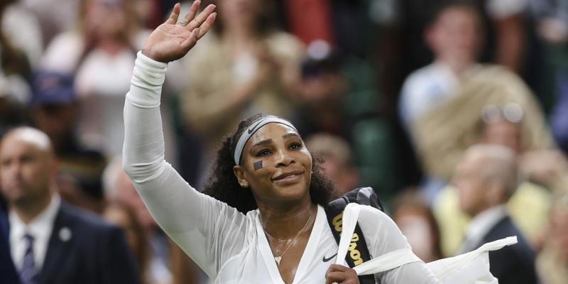 Serena Williams is positive after Wimbledon loss