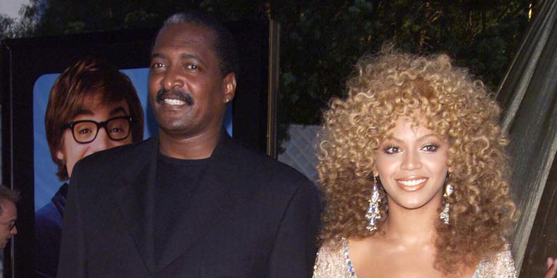 Beyonce Knowles with her Dad, Matthew Knowles at the World Premiere of "Austin Powers in Goldmember