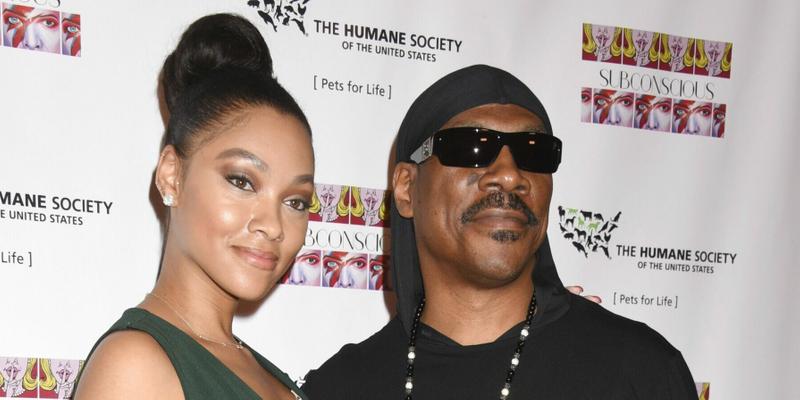Celebrities attend the Subconscious by Bria Murphy event in Hollywood, California. 20 Nov 2016 Pictured: Bria Murphy, Eddie Murphy.