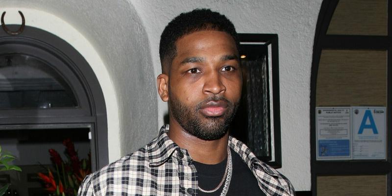 Tristan Thompson is seen leaving Madeo restaurant after having dinner with friends