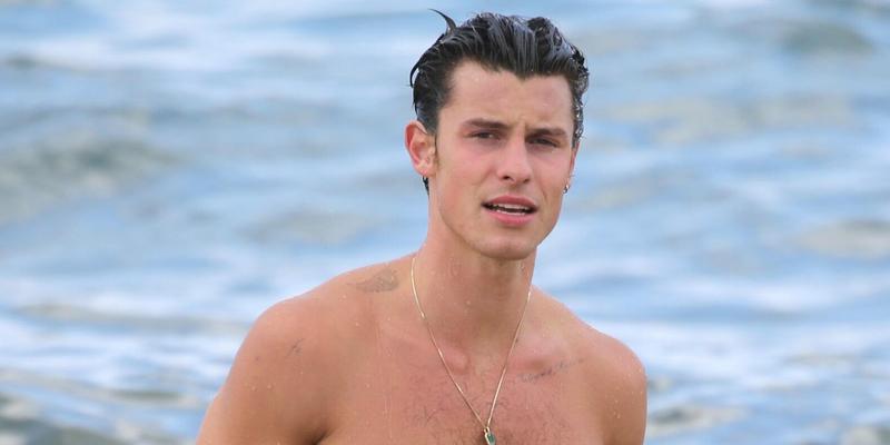 Shawn Mendes takes a dip in the ocean while in Miami