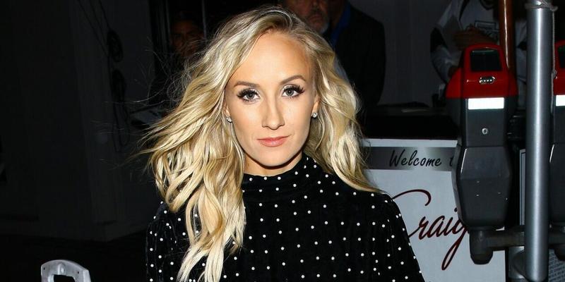 American gymnast Nastia Liukin looks stunning in a polka dot outfit as she leaves Craig's restaurant in West Hollywood. 08 Oct 2018 Pictured: Nastia Liukin. Photo credit: MEGA TheMegaAgency.com +1 888 505 6342 (Mega Agency TagID: MEGA288809_001.jpg) [Photo via Mega Agency]