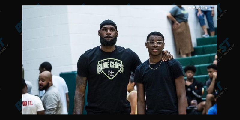 Lebron and Bryce James