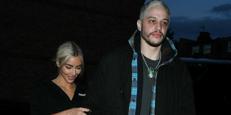 Kim Kardasian and Pete Davidson are seen going out to dinner in London