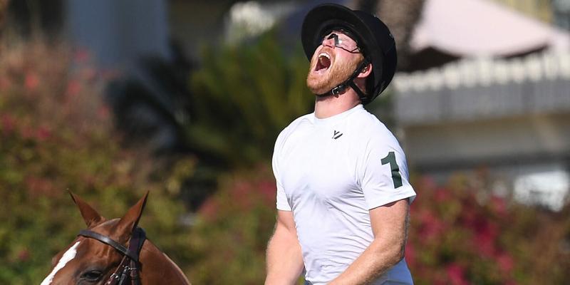 Prince Harry gets emotional after losing his polo match while Meghan Markle supports him from the sidelines