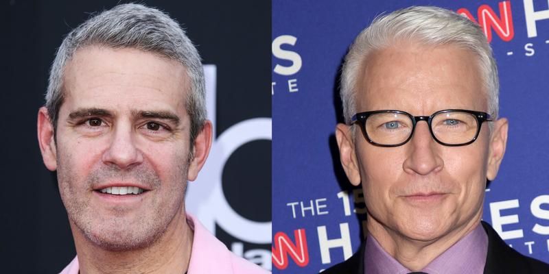Portraits of Andy Cohen and Anderson Cooper