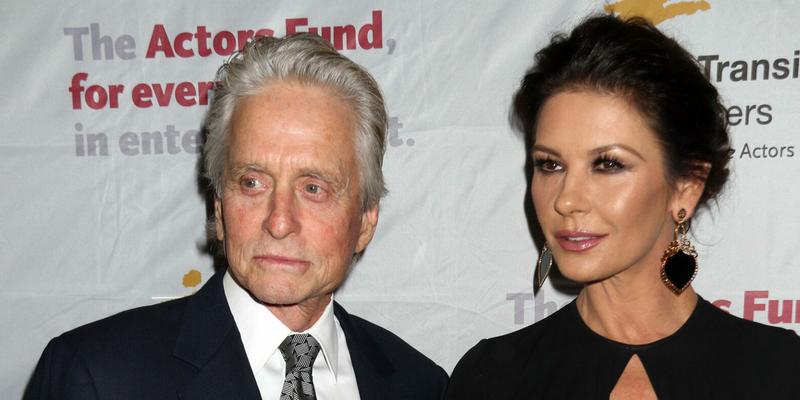 Michael Douglas and Catherine Zeta-Jones attend the Actors Fund Career Transition For Dancers Gala on November 1, 2017 at The Marriott Marquis