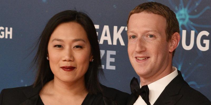 Mark Zuckerberg and Priscilla Chan at the 2020 Breakthrough Prize, Arrivals, Mountain View