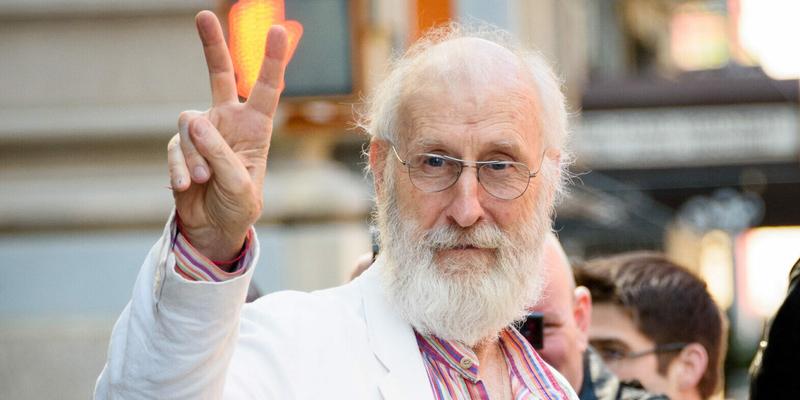 Bearded James Cromwell in New York