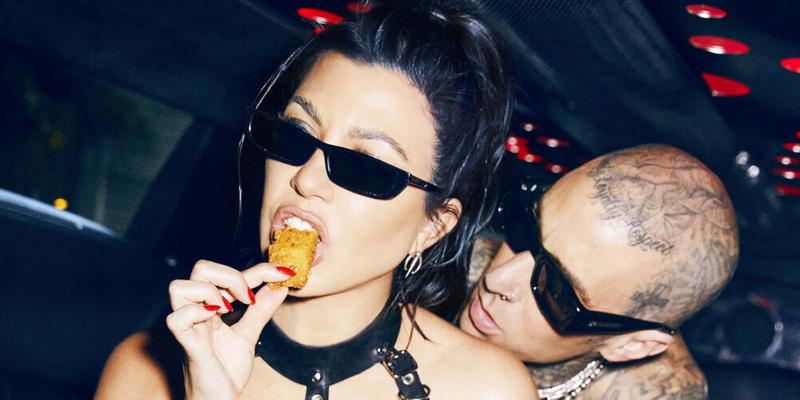 Newlyweds Kourtney Kardashian and Travis Barker get saucy in food campaign for plant-based chicken